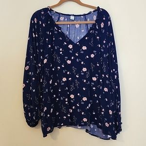 Old Navy floral blouse